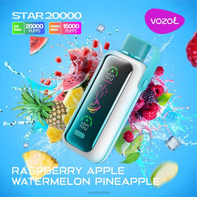 Vozol Polska malina jabłko arbuz ananas PDDV18 VOZOL STAR 20000