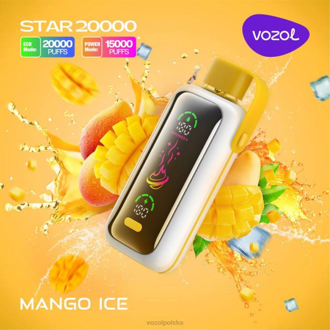 Vozol Vape Store lód mango PDDV13 VOZOL STAR 20000