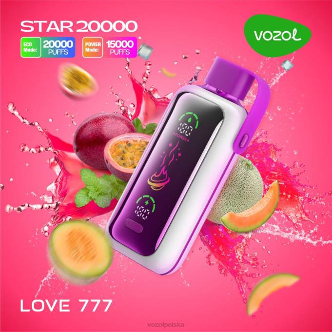 Vozol Vape miłość 777 PDDV12 VOZOL STAR 20000