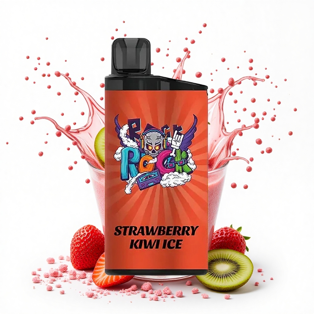 IGET Bar 3500 Puffs Truskawkowy Kiwi Lód 1400 mAh Mesh