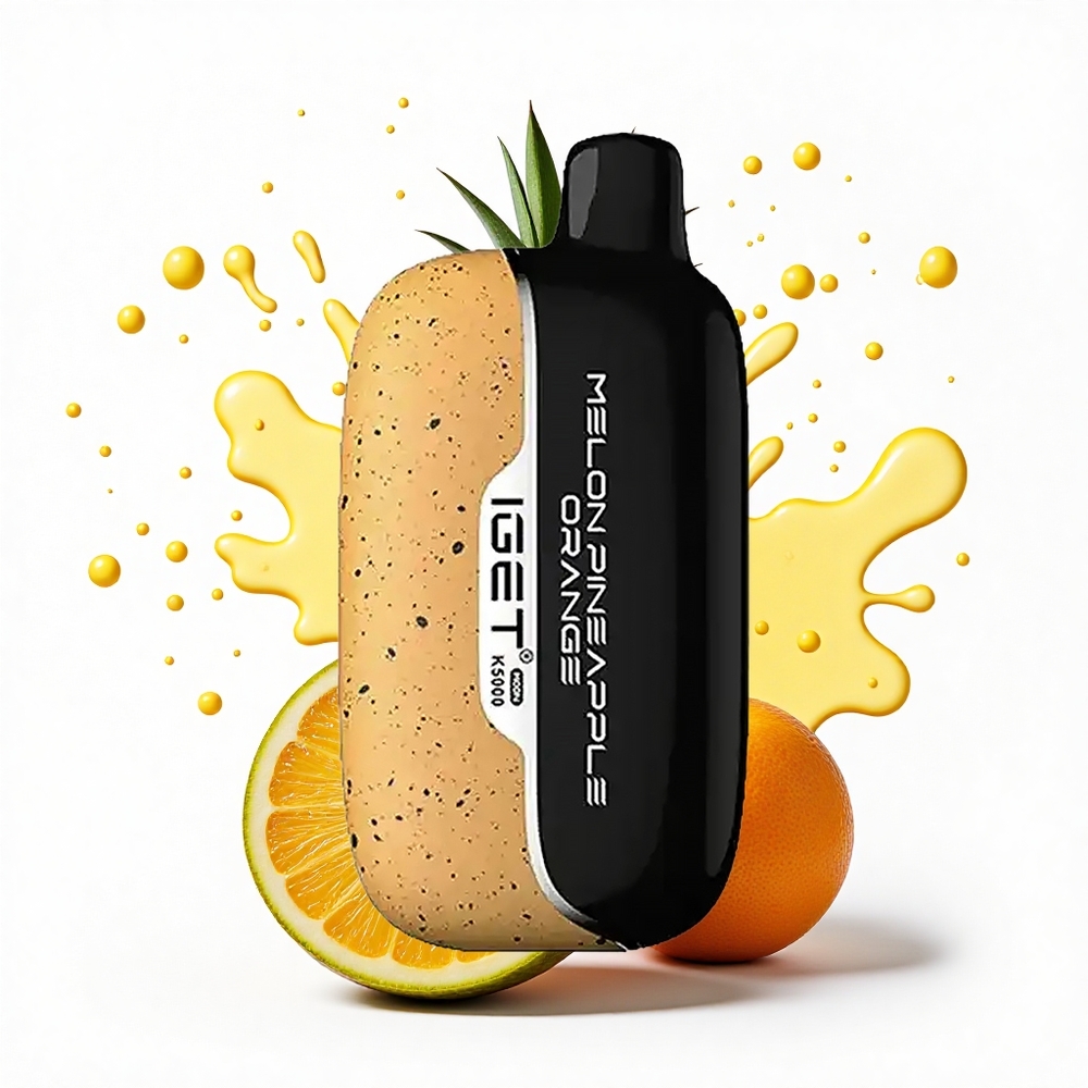 IGET Moon K5000 Puffs Arbuz Ananas Pomarańcza 5000 Puffów PC 1.35 Ohm