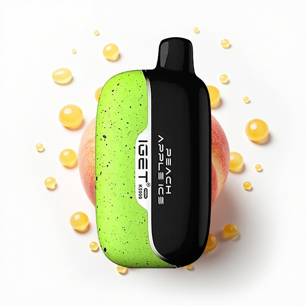 IGET Moon K5000 Puffs Brzoskwinkowo Jabłkowe 81.5g 1.35 Ohm