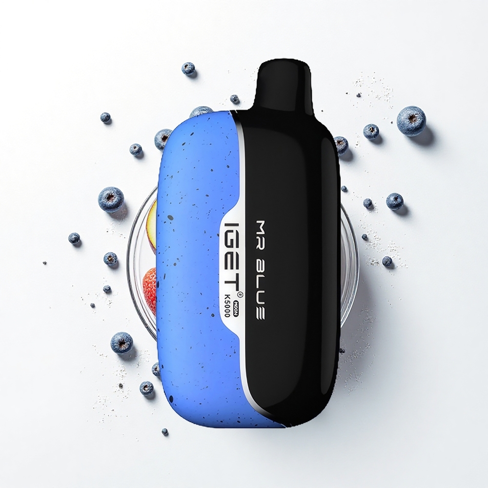 IGET Moon K5000 Puffs Pan Blue 81.5g PC Mesh