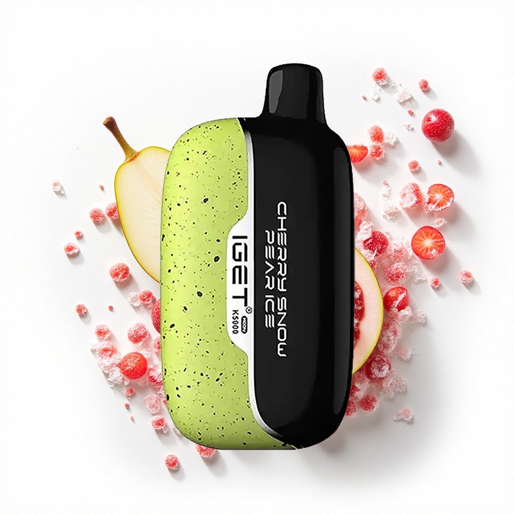 IGET Moon K5000 Puffs Wiśniowa Śnieżna Gruszka Lód z PC i Mesh Coil 1.35 Ohm