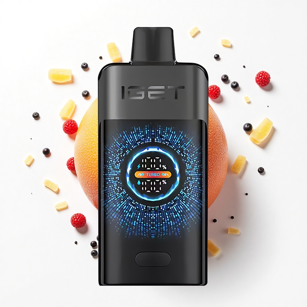 IGET ONE 12000 Puffs Czarny Las Dual Mesh Turbo Ekran