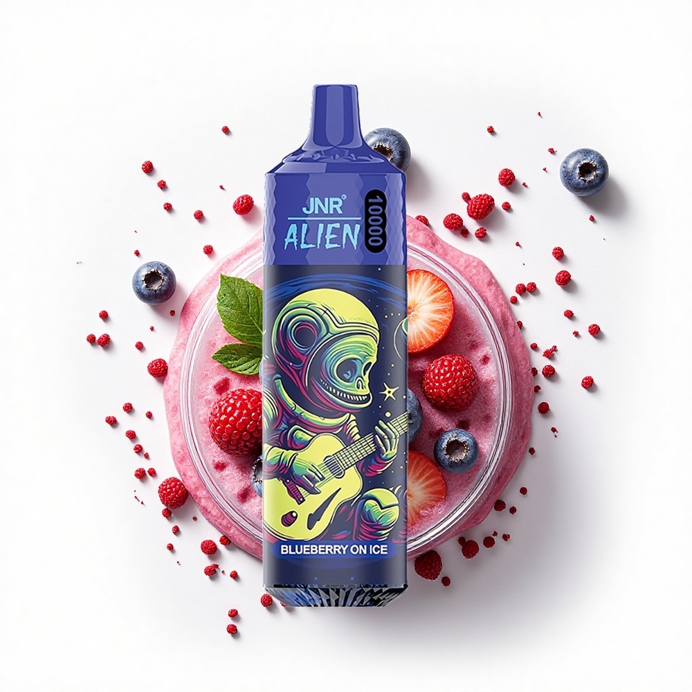 JNR Alien 10000 Borówka Na Lodzie z LED RGB i Ładowaniem Type-C