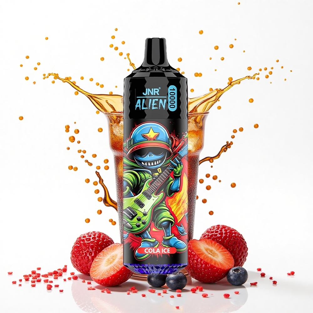 JNR Alien 10000 Cola Lód z Błyskiem RGB i Szybkim Ładowaniem