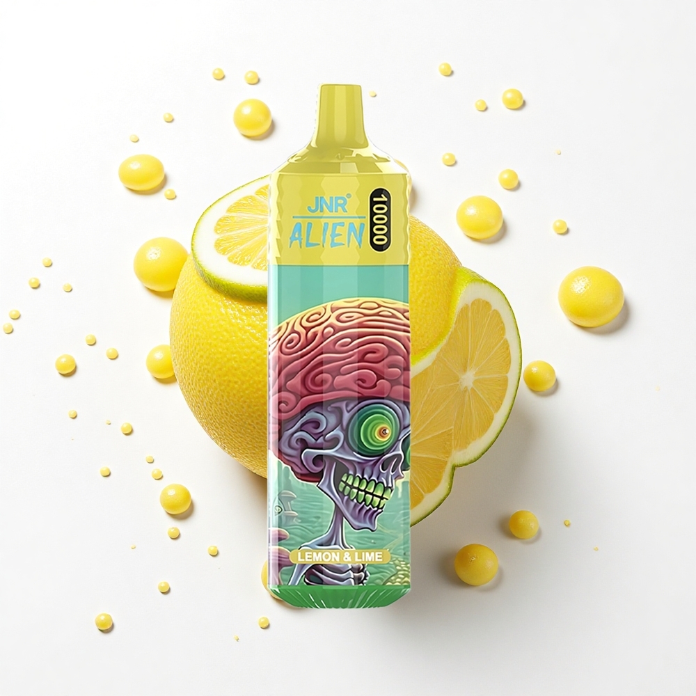 JNR Alien 10000 Cytrynowo-Limonkowa RGB z szybkim ładowaniem Type-C i sportowym designem