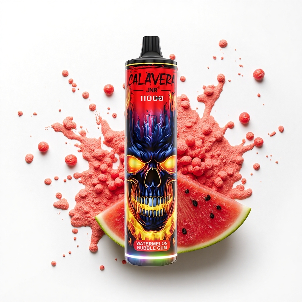 JNR Calavera 11000 Arbuzowa Guma Balonowa z Ładowaniem Type-C i Pojemnością 21ml