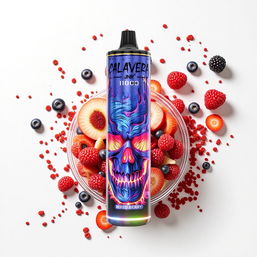 JNR Calavera 11000 Jagoda Mieszana z Typem-C i 850 mAh