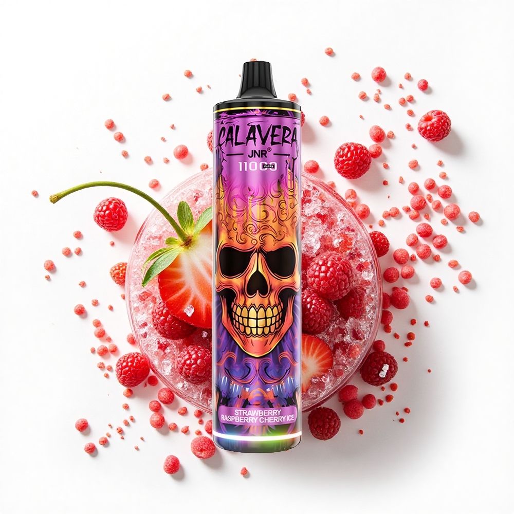 JNR Calavera 11000 Truskawka Malina Wiśnia Lód z Typem-C i 850 mAh