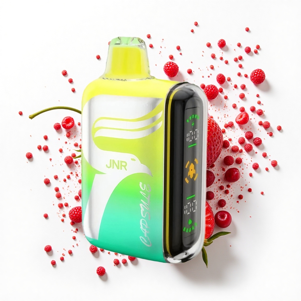 JNR Capsule 15000 Truskawka Malina Wiśnia 850mAh Dual Mesh Boost
