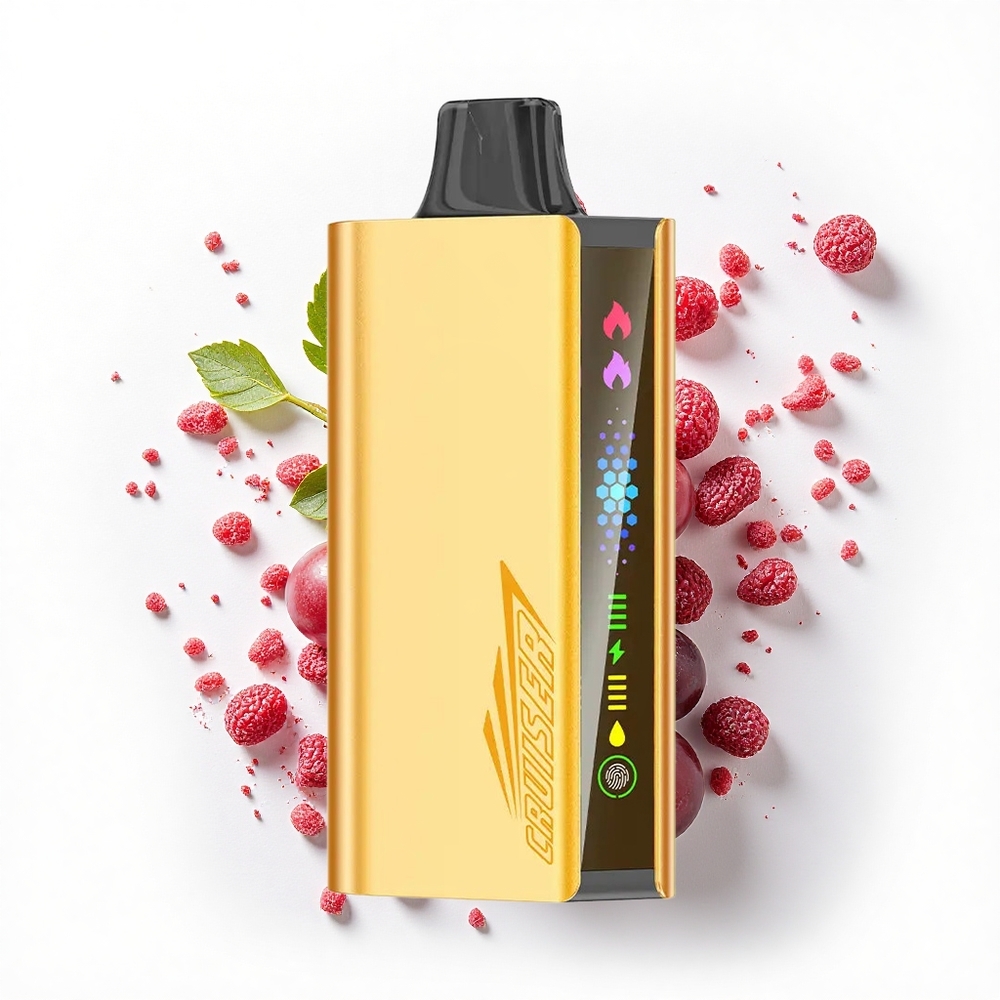 JNR Cruiser 12000 Lodowy Winogronowy z Ekranem Animacji i Baterią 3500 mAh