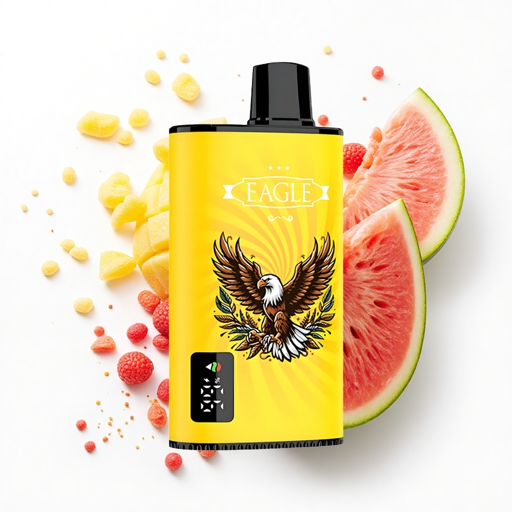 JNR EAGLE Smart 23000 Brzoskwinia Mango Arbuz z Ekranem Cyfrowym i Regulacją Powietrza