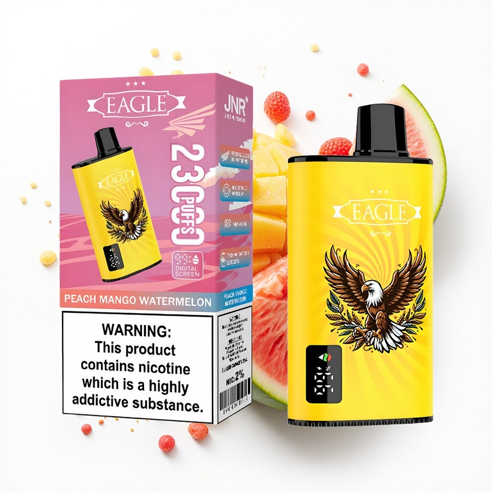 JNR EAGLE Smart 23000 Brzoskwinia Mango Arbuz z Ekranem Cyfrowym i Regulacją Powietrza