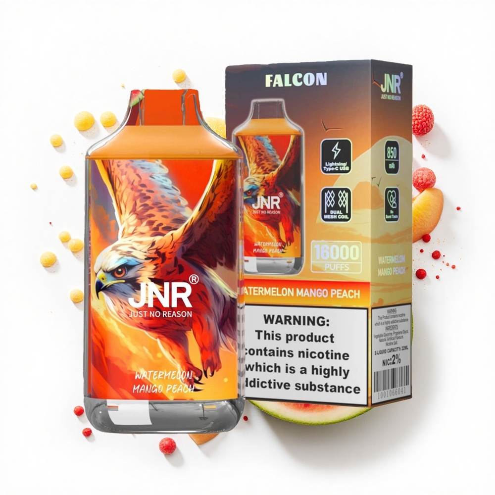 JNR Falcon 16000 Arbuz Mango Brzoskwinia Dual Mesh 22ml