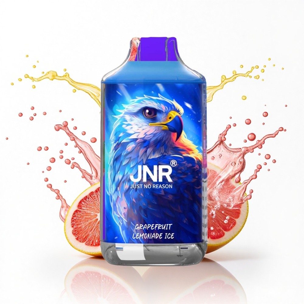 JNR Falcon 16000 Grapefruitowa Lemoniada Lodowa z Podwójną Siatką i Wyświetlaczem LED