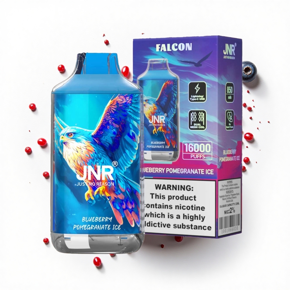 JNR Falcon 16000 Lodowy Granat z Borówką & Dual Mesh 22ml