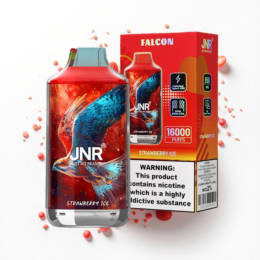 JNR Falcon 16000 Truskawkowa Mgiełka 850 Dual Mesh