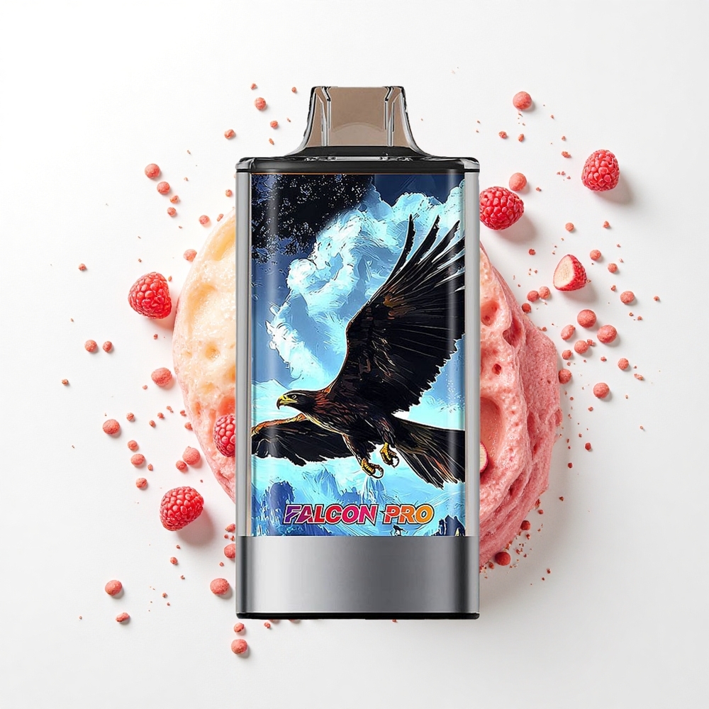 JNR Falcon Pro 28000 Biała Brzoskwinia Razz 30ml Dual Mesh