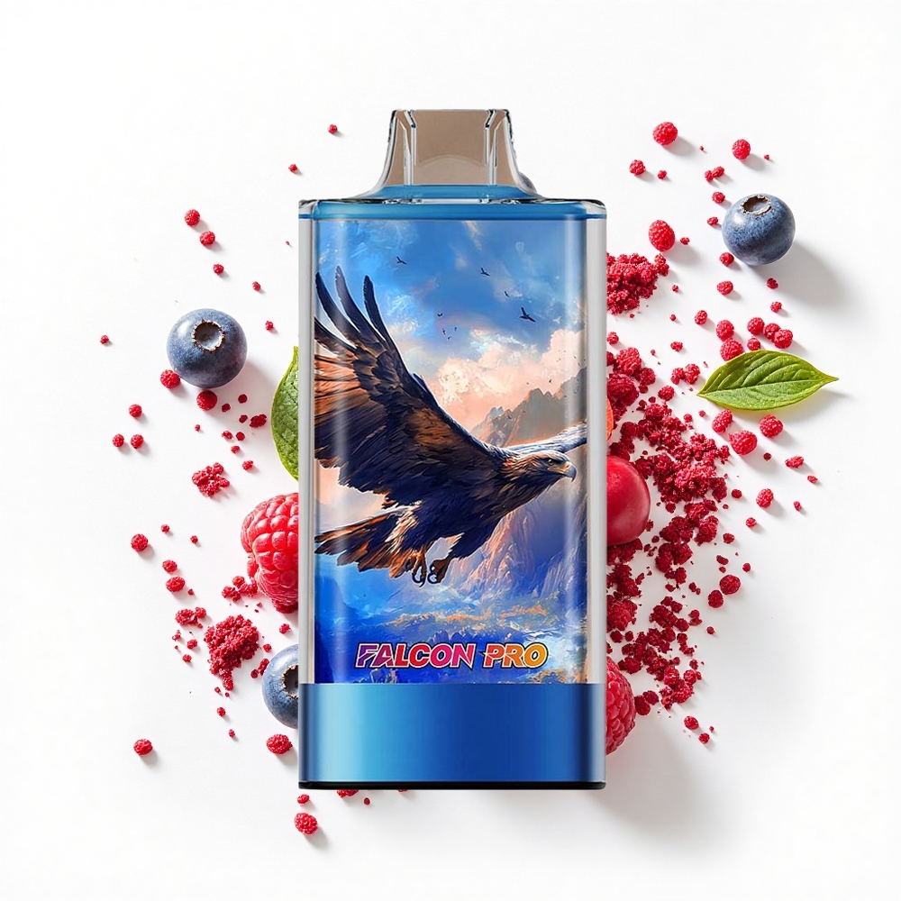 JNR Falcon Pro 28000 Borówka Malina Wiśnia 30ml Dual Mesh USB-C