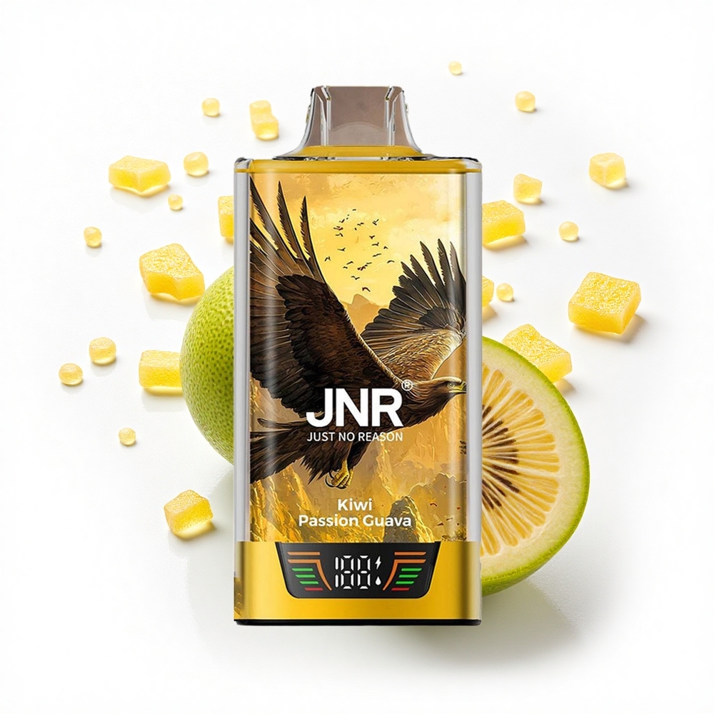 JNR Falcon Pro 28000 Kiwi Marakuja Guawa 30ml Dual Mesh USB-C