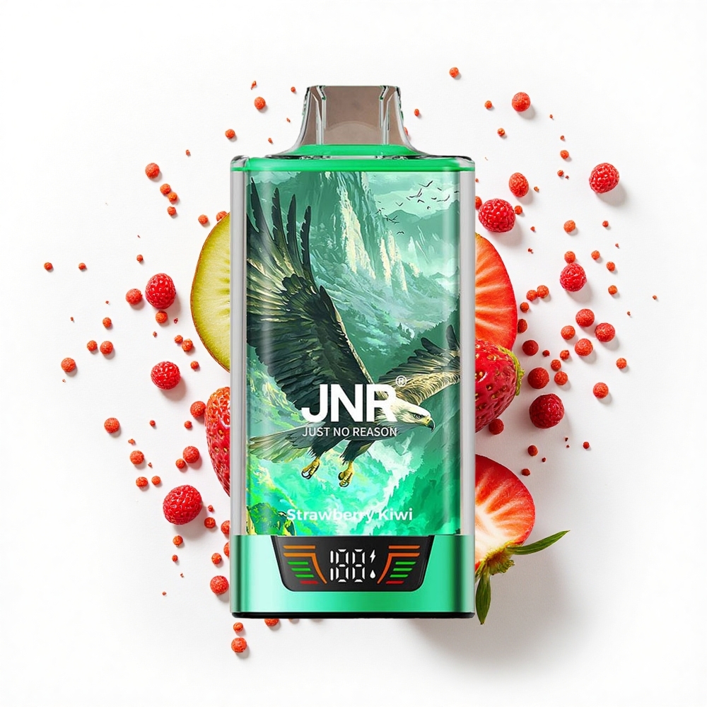 JNR Falcon Pro 28000 Truskawka Kiwi Dual Mesh 30ml Smart Display