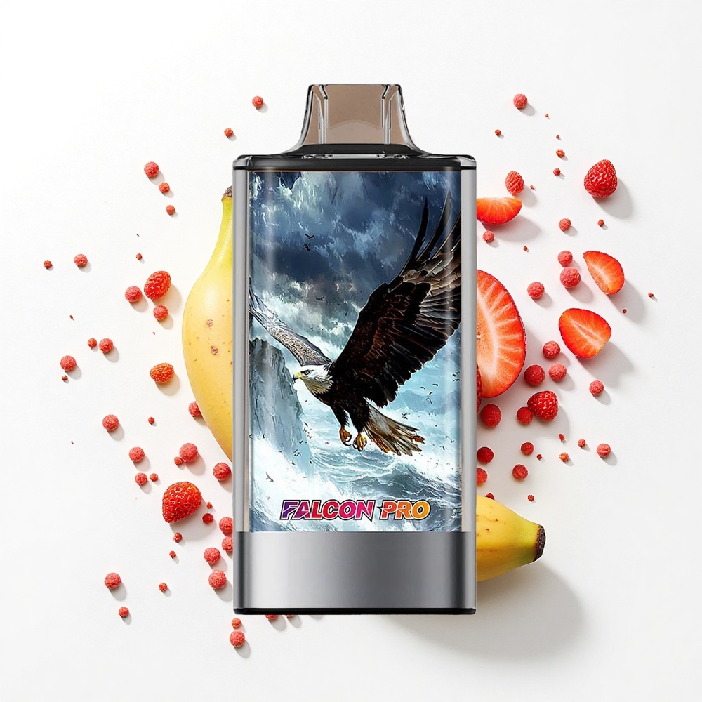 JNR Falcon Pro 28000 Truskawkowo-Bananowy Dual Mesh 30ml USB-C