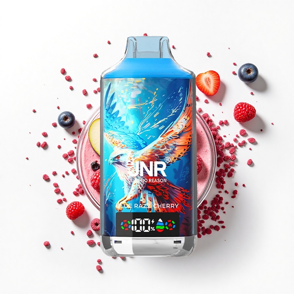 JNR Falcon X 18000 Niebieska Wiśnia Malina 24ml Dual Mesh