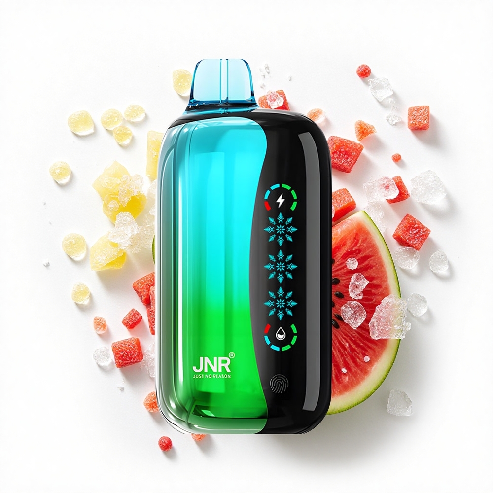 JNR Flex Ice 21000 Lodowy Arbuz Kiwi z Dostosowywanym Lodem i Podwójną Siatką 1,2 Ohm