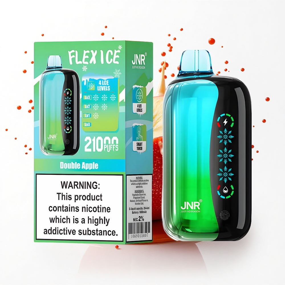 JNR Flex Ice 21000 Podwójne Jabłko Lodowe z Regulacją Powietrza i Ekranem Dotykowym