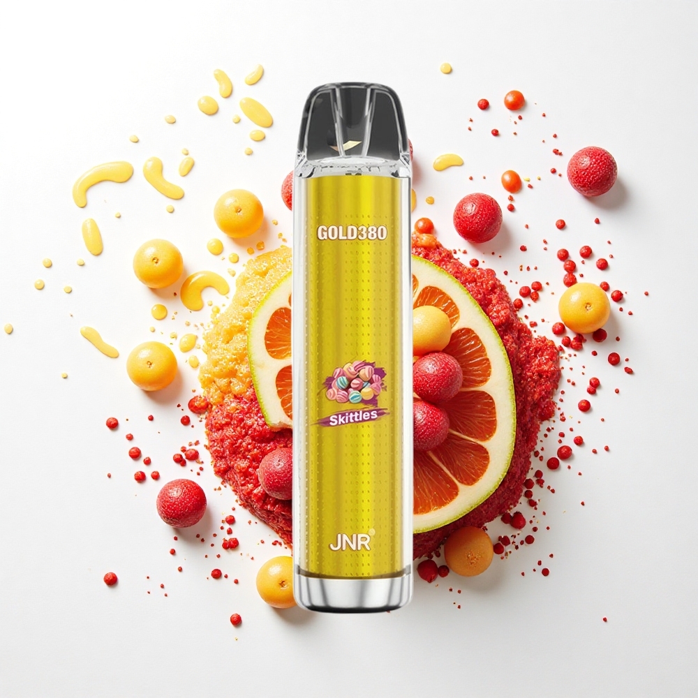 JNR Gold380 6000 Skittles Rozpylacz 6000 Puffs 1500mAh Bez Nikotyny