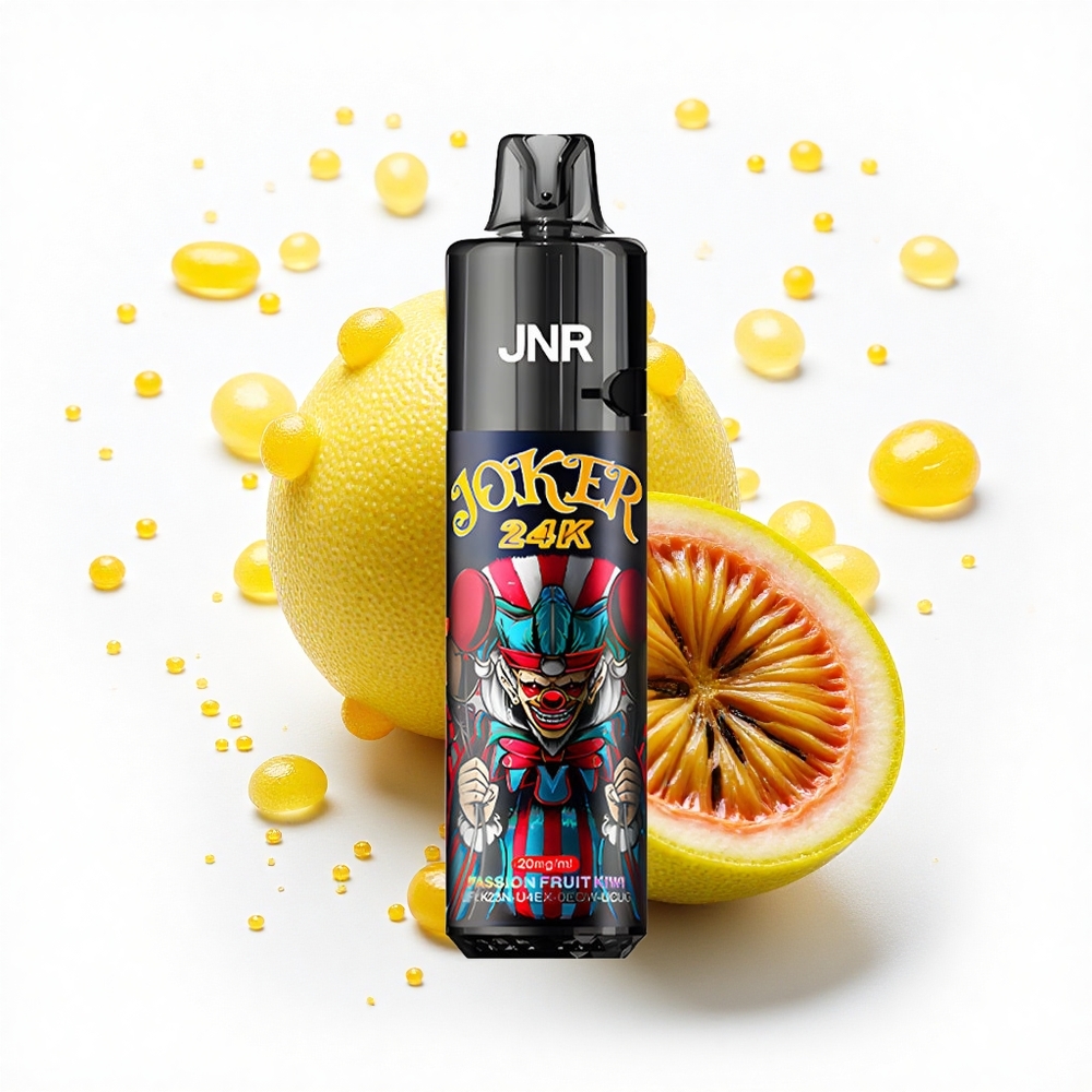 JNR Joker 24K Passion Fruit Kiwi z Widocznym Poziomem Płynu i Ładowaniem Type-C