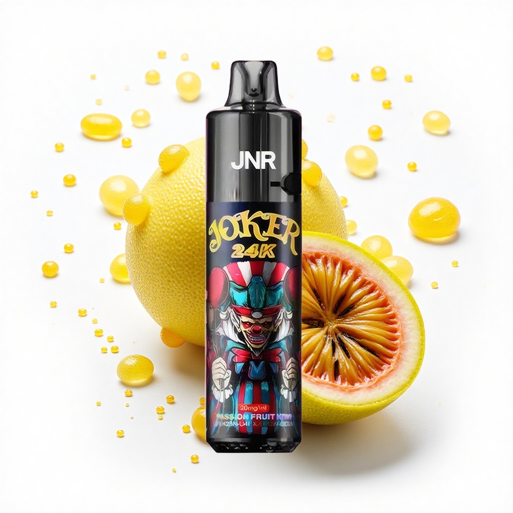 JNR Joker 24K Passion Fruit Kiwi z Widocznym Poziomem Płynu i Ładowaniem Type-C