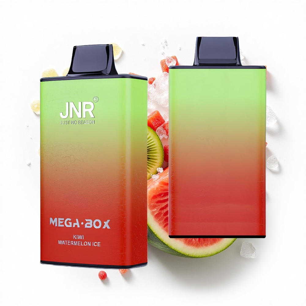 JNR Mega Box 25000 Kiwi Arbuzowy Lód z Podwójnym Rdzeniem i Typem-C