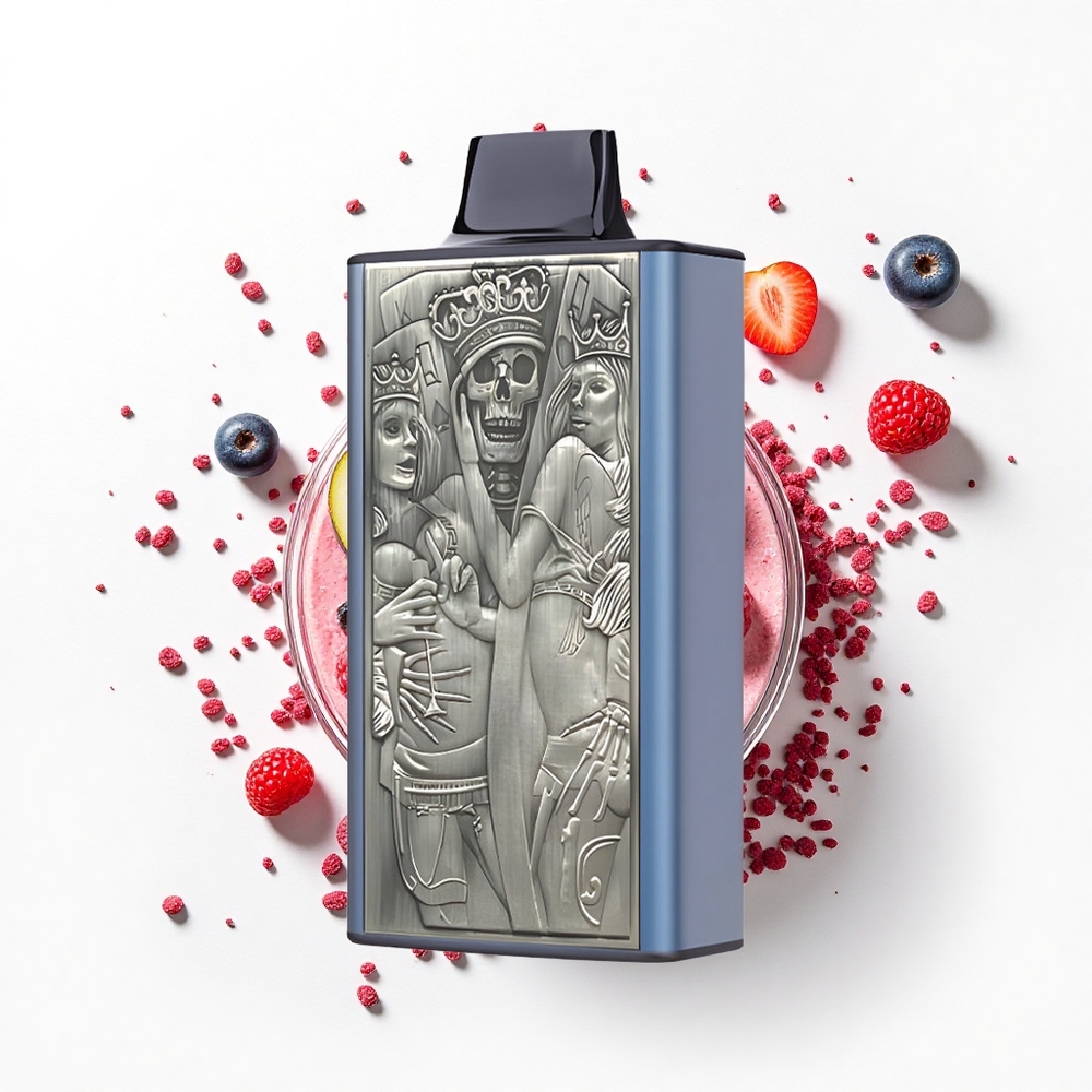 JNR Mega Box 25000 Niebieska Malina Wiśnia Dual Mesh 30ml 850mAh