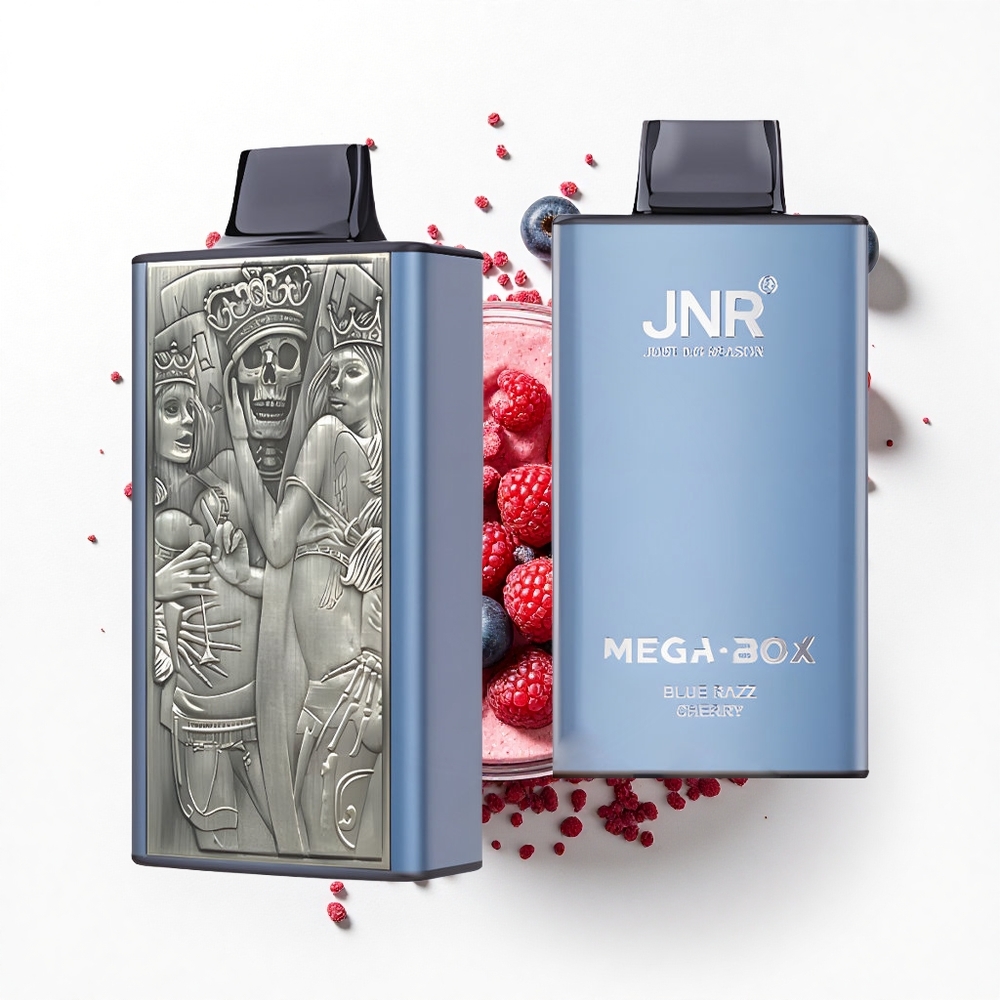 JNR Mega Box 25000 Niebieska Malina Wiśnia Dual Mesh 30ml 850mAh