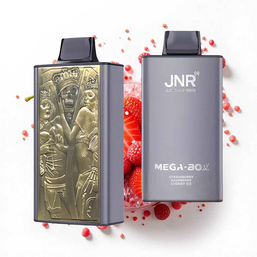 JNR Mega Box 25000 Truskawka Malina Wiśnia Lód z Dual Mesh Coil i Typem-C