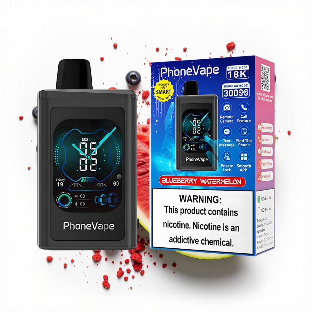 JNR PhoneVape 30000 Borówkowo-Arbuzowa z Turbo i Ekranem