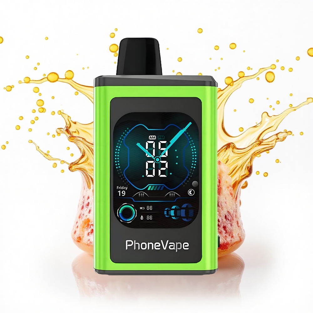 JNR PhoneVape 30000 Kwaśne Jabłko Lód z Turbo Trybem i Regulacją Powietrza
