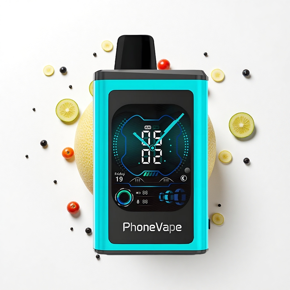 JNR PhoneVape 30000 Miętowa Moc z Turbo Trybem i Regulacją Powietrza