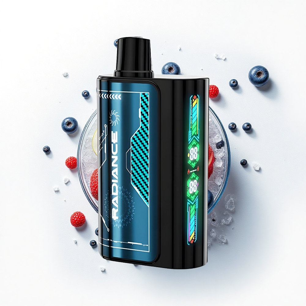 JNR Radiance 31000 Lód Malinowy z Podwójną Siatką i Ekranem