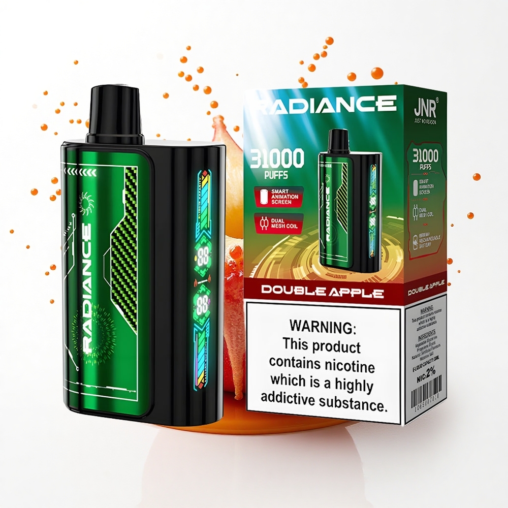 JNR Radiance 31000 Podwójne Jabłko z Ekranem Animowanym i Podwójną Siatką