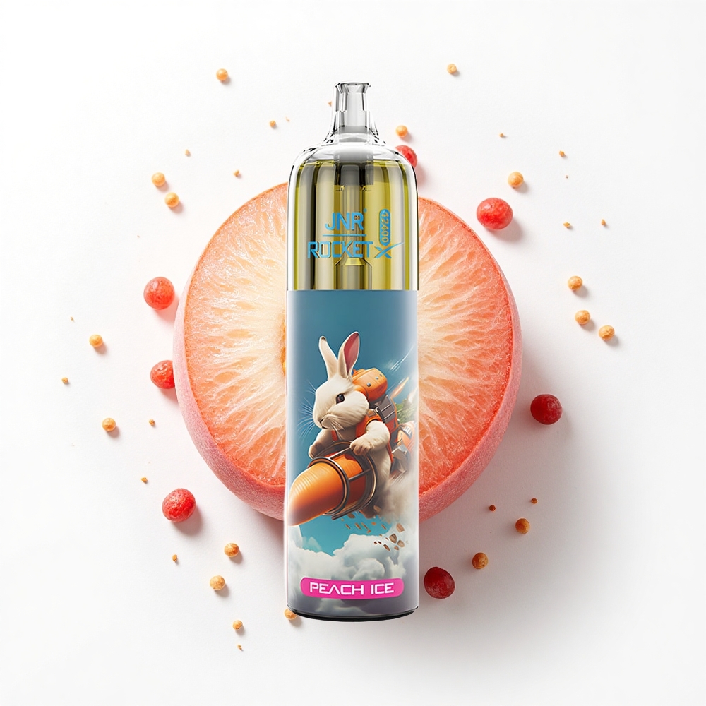 JNR Rocket-X 12400 Brzoskwia Lód z Regulowanym Przepływem Powietrza i Światłami RGB