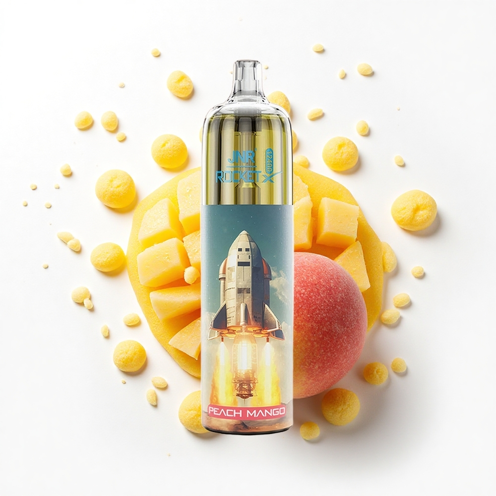 JNR Rocket-X 12400 Brzoskwinia Mango z Regulacją Powietrza i Ładowaniem Type-C