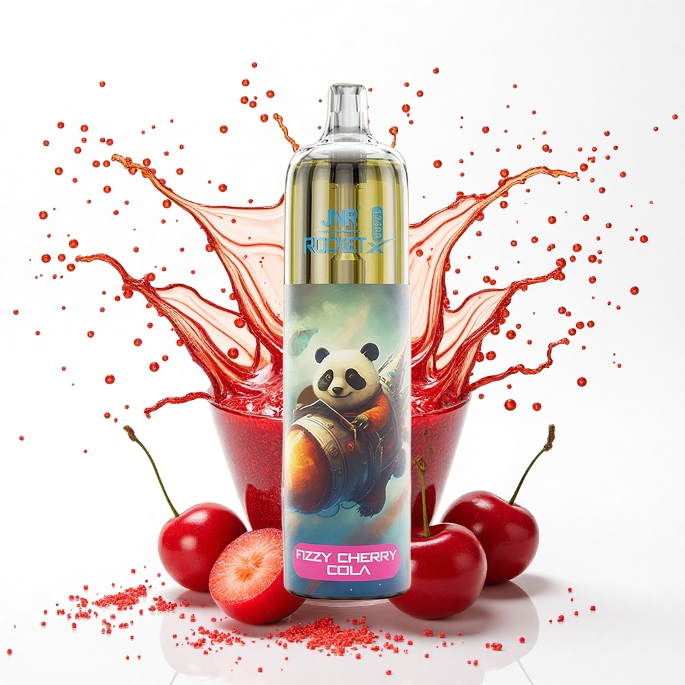 JNR Rocket-X 12400 Gazowana Wiśniowa Cola z RGB i Szybkim Ładowaniem