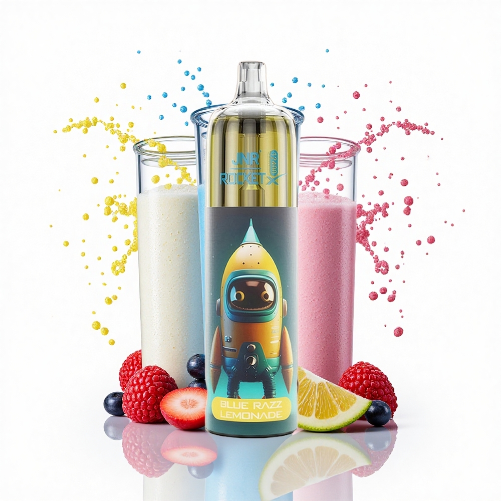 JNR Rocket-X 12400 Niebieska Malina Limonada z RGB i Typem-C