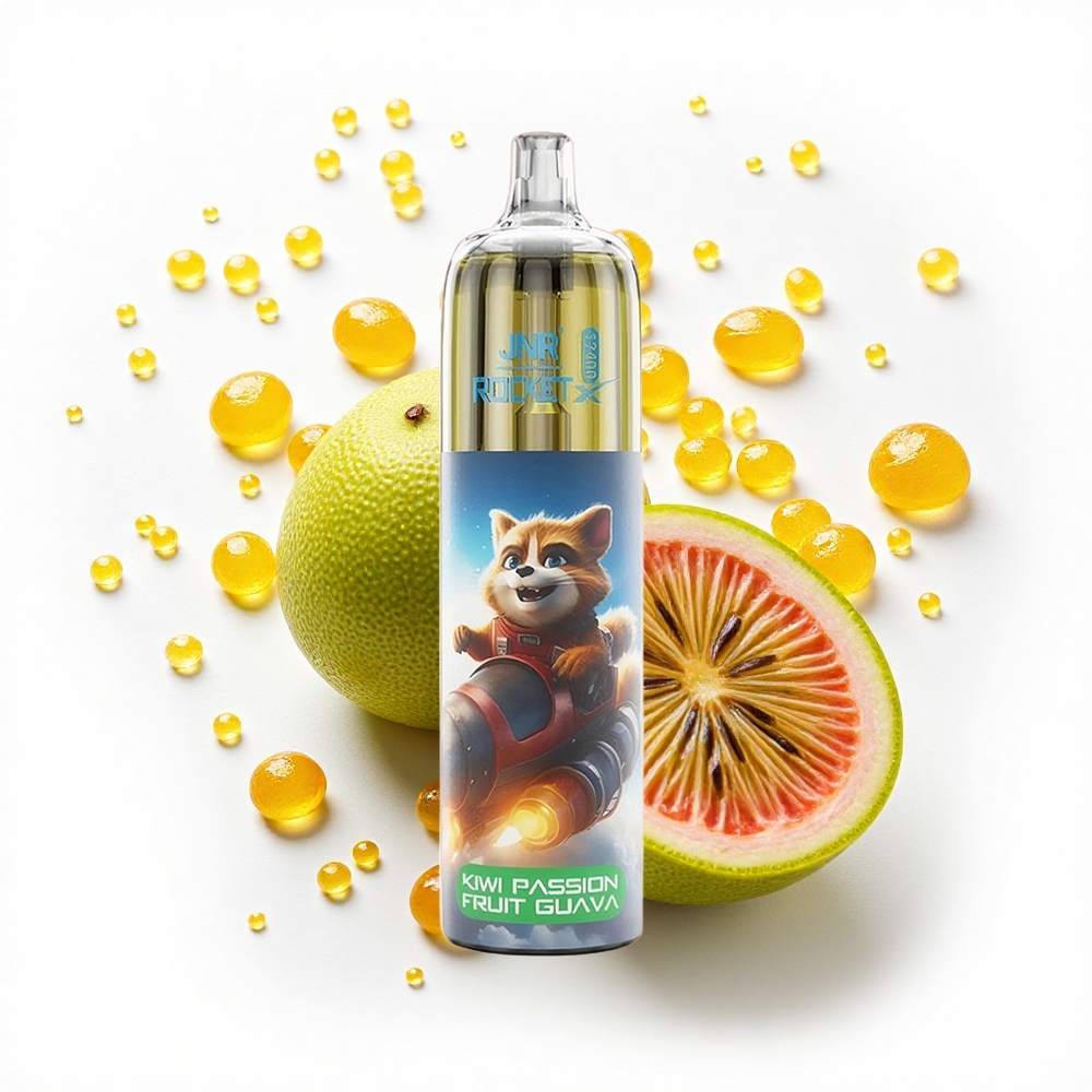 JNR Rocket-X 12400 Pasja Owocu Guawy Kiwi z Regulacją Przepływu Powietrza i Ładowaniem Type-C