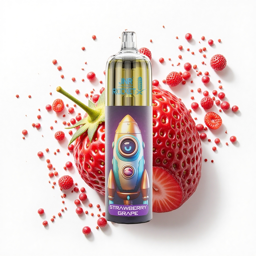 JNR Rocket-X 12400 Truskawkowo-Winogronowy Przepływ Powietrza RGB MESH