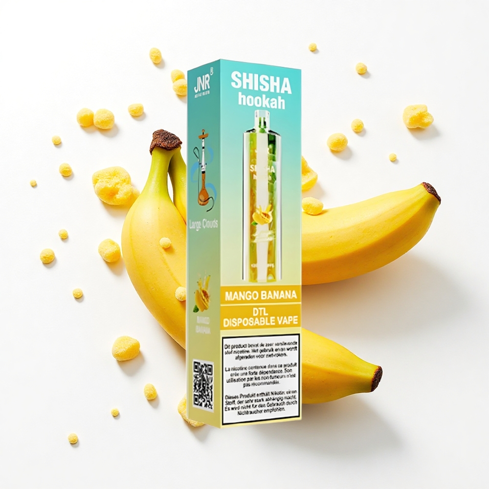 JNR Shisha Hookah 12000 Mango Banan 24ml 750mAh Typ-C